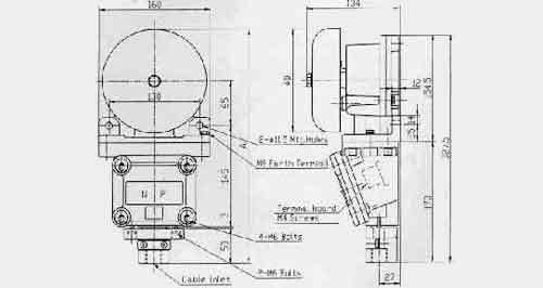 ALARM BELL EXPLOSION-PROOF, BX-20C AC100V 22VA 87DB