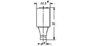 FUSE DIN DIAZED QUICK ACTING, E-27 AC500V 25A