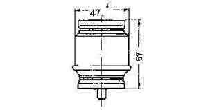 FUSE DIN TYPE DIAZED TIME-LAG, R2 AC500V 125A