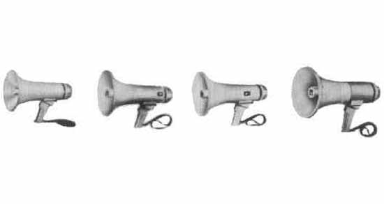 MEGAPHONE TRANSISTER 12W, DIA211XL374MM