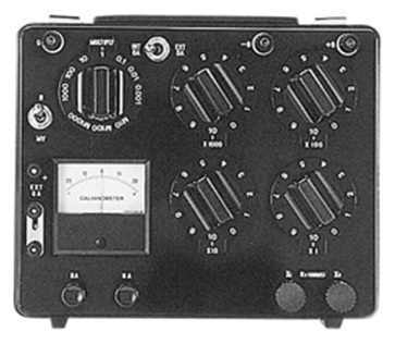 WHEATSTONE BRIDGE PORTABLE, 1-10MOHM