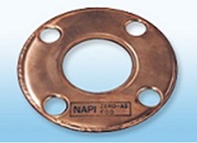 GASKET FLANGE COPPER WRAPPED, N/A FULLFACE 10KG/CM2 2MM 90A