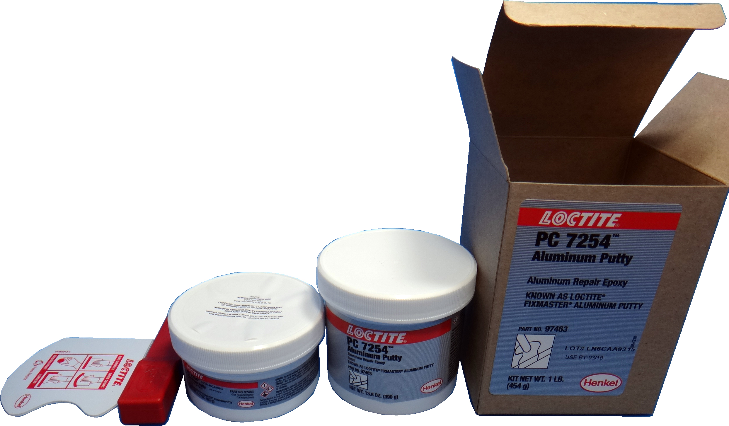 ALUMINUM PUTTY LOCTITE, PC7254 1LB