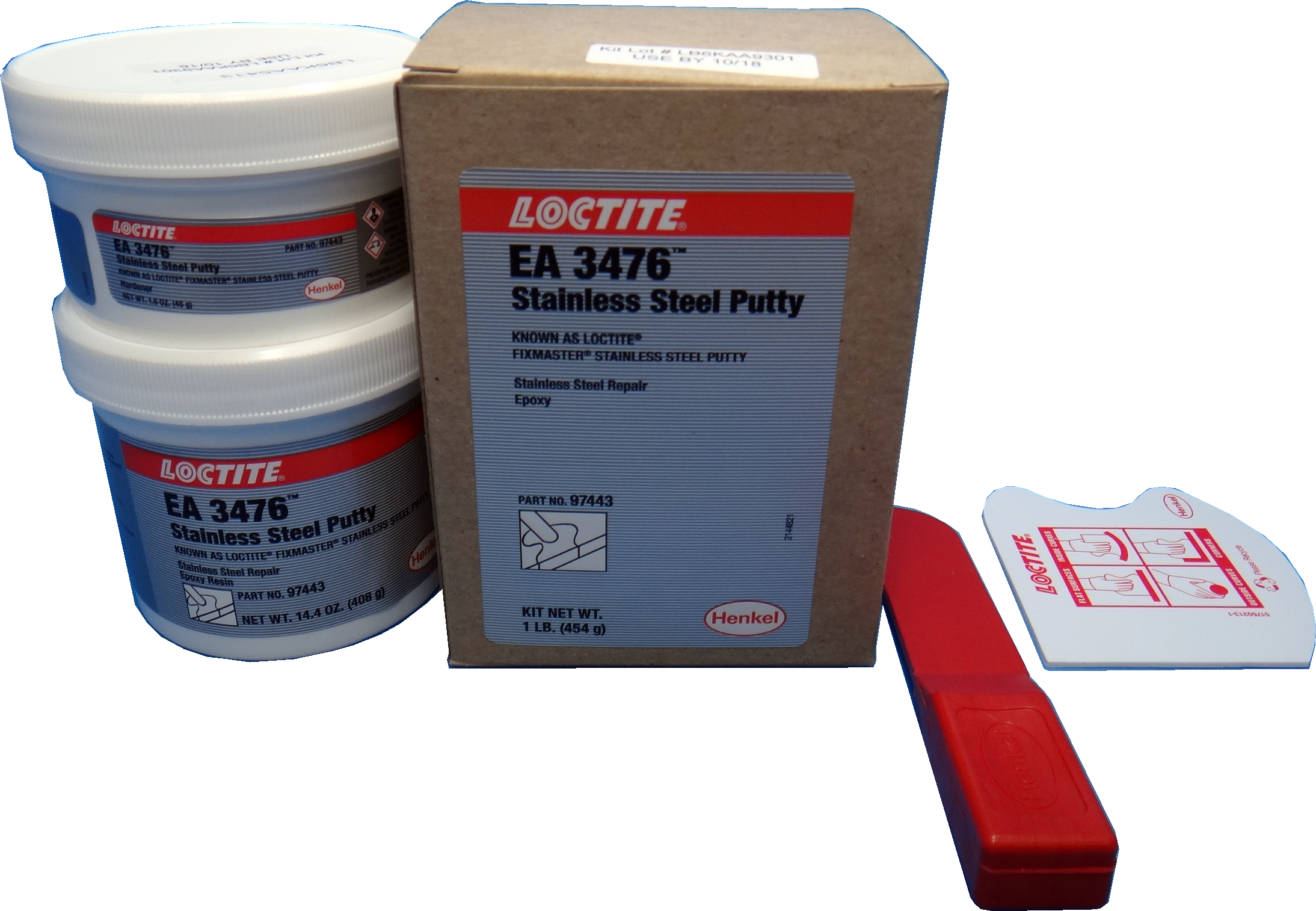 STAINLESS STEEL PUTTY LOCTITE, EA3476 1LB