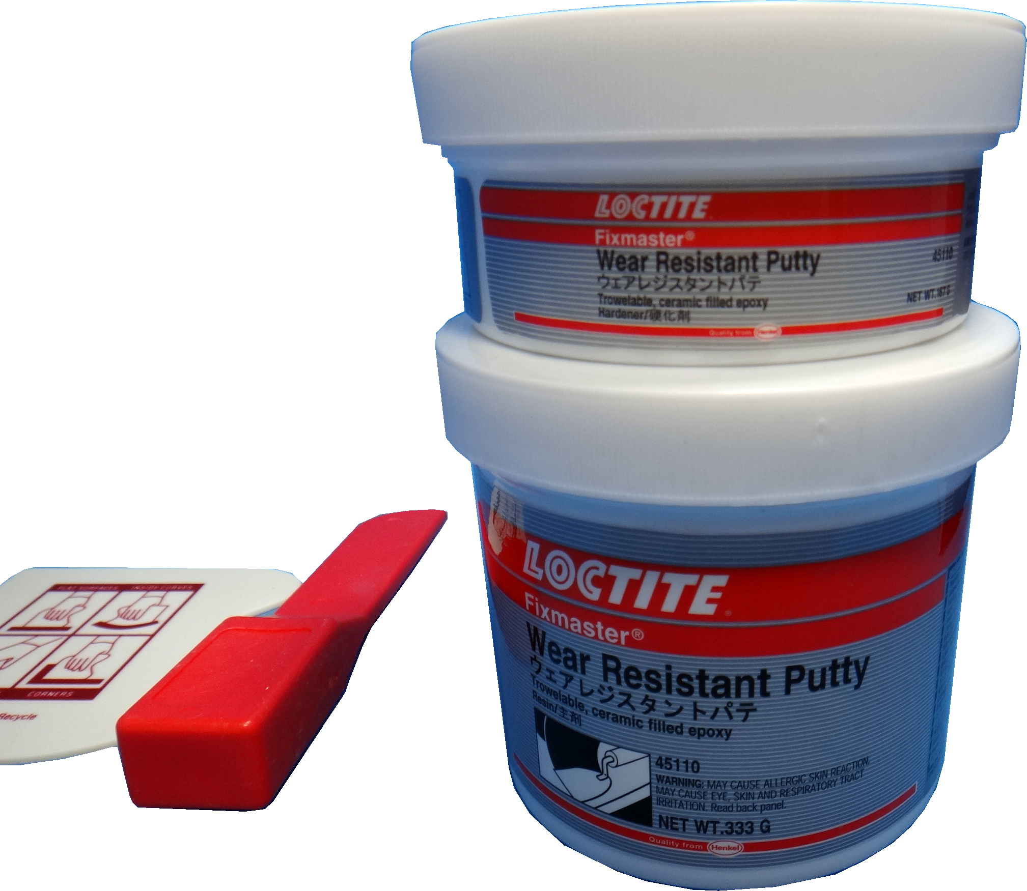 WEAR RESISTANT PUTTY LOCTITE, GREY PC7290 1LB