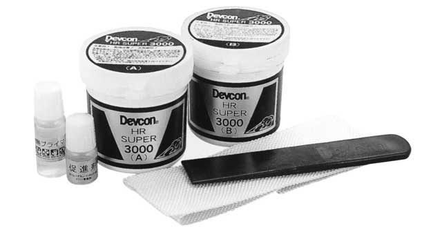 PUTTY EPOXY PRECISION REPAIR, DEVCON HR SUPER 3000 500GRM