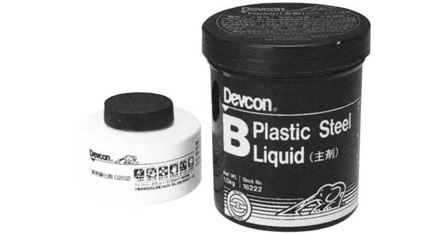 PLASTIC STEEL LIQUID DEVCON-B, 4LBS