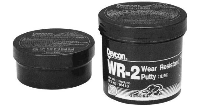 WEAR RESISTANT PUTTY DEVCON, WR-2 1LB