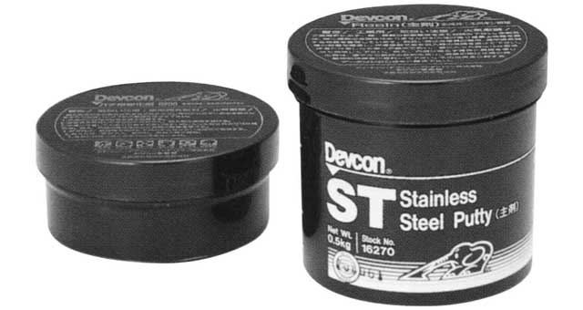 STAINLESS STEEL PUTTY, DEVCON ST 1LB