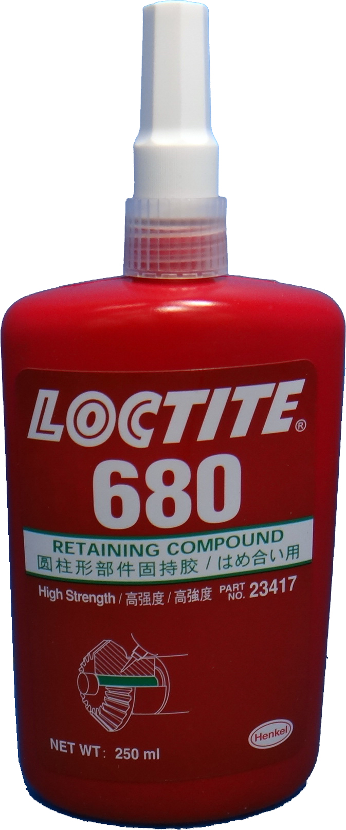 RETAINING COMPOUND LOCTITE 680, SLIP FIT/HIGH STRENGTH 50ML