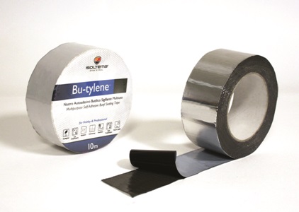 TAPE SEALING BUTYL HI ADHESIVE, W450 X TH0.6MM X 10MTR