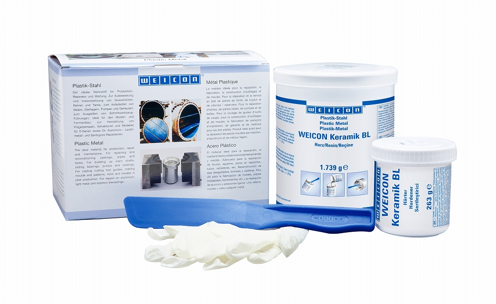 MINERAL FILLED BRUSHABLE, LIQUID WEICON CERAMIC BL 2.0KG