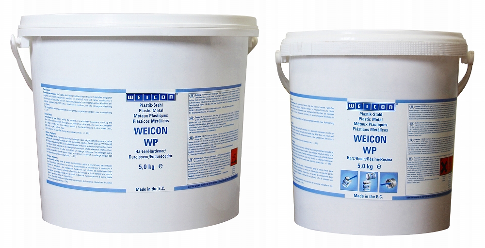 MINERAL FILLED PUTTY EXTREMELY, WEAR RESISTANT WEICON WP 10KG