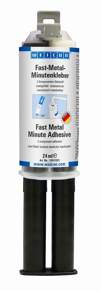 ADHESIVE EPOXY WEICON "FAST, METAL MINUTE ADHESIVE" 24ML