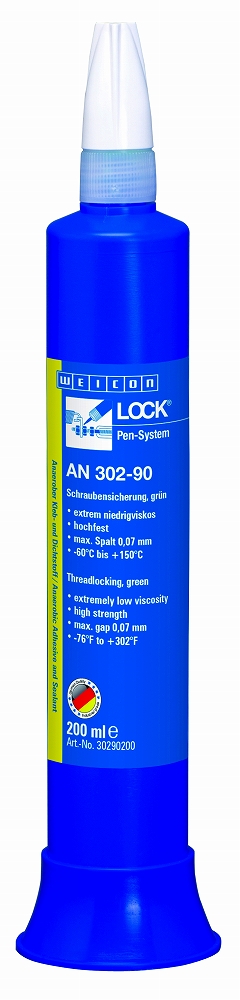 ADHESIVE ANAEROBIC THREADLOCK, WEICON AN302-90 200ML