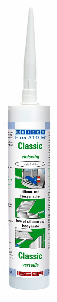 ADHESIVE ONE-COMPONET WEICON, FLEX 310 M CLASSIC WHITE 310ML