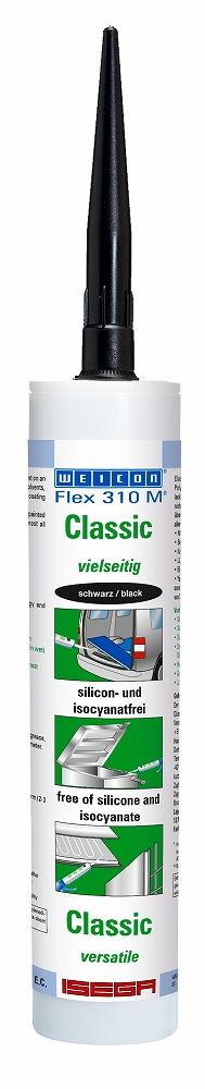 ADHESIVE ONE-COMPONET WEICON, FLEX 310 M CLASSIC BLACK 310ML