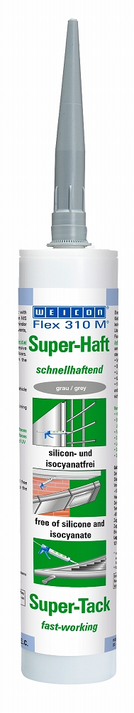 ADHESIVE ONE-COMPONET WEICON, FLEX310M SUPERTACK GREY 290ML