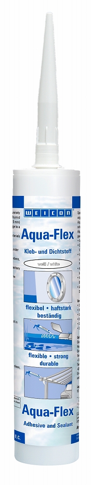 ADHESIVE ONE-COMPONET WEICON, AQUA-FLEX WHITE 310ML