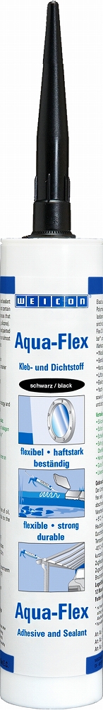 ADHESIVE ONE-COMPONET WEICON, AQUA-FLEX BLACK 310ML