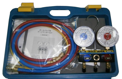 MANIFOLD GAUGE REFRIG GAS 1/4, FOR HFC-134A/R-404A/R-407C