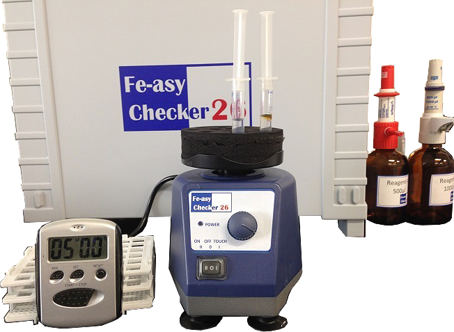 MAIN ENGINE SCAVENGING DRAIN, ANALYSIS KIT FE-ASY CHECKER 26