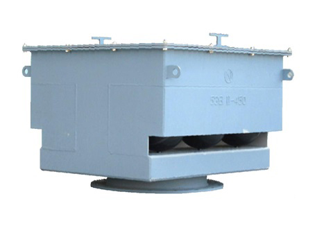 AIR VENT HEAD JIS 5KG FLANGED, WITH SCREEN #53BIIW-350 350MM