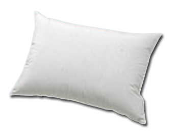 PILLOW FEATHER & POLYETHYLENE, FLAME RETARDANT WHITE 43X63CM