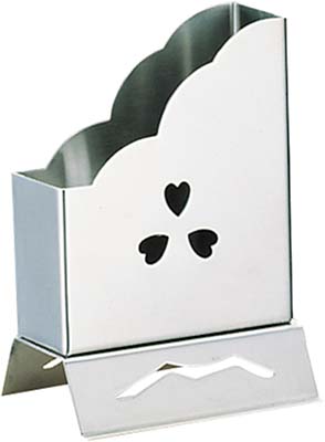 NAPKIN PAPER HOLDER STAINLESS, 95X140MM FOR READY FOLDED