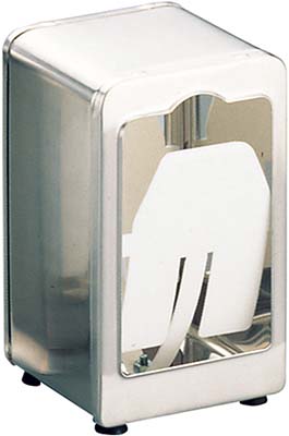 NAPKIN PAPER DISPENSER, STAINLESS STEEL 220X105X190MM