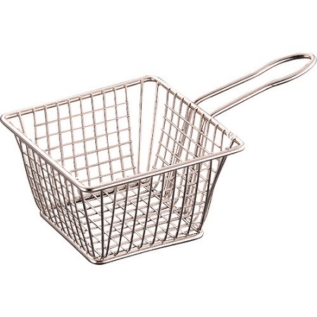 BASKET BOIL W/HANDLE S. STEEL, DIAM240XDEPTH150MM WITH HOOK