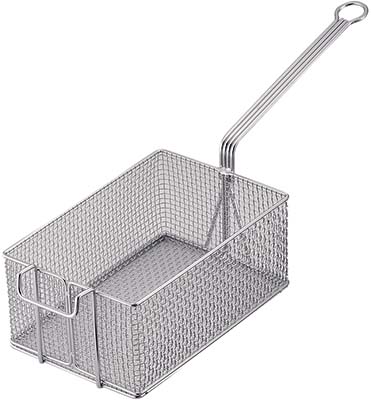 BASKET POTATO STAINLESS STEEL, W/HANDLE L270XW120XD120MM