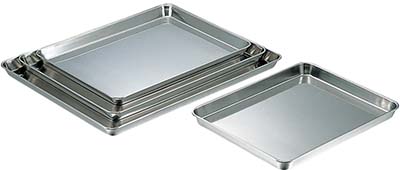 PAN RECTANGULAR STAINLESS, 350X270X63MM