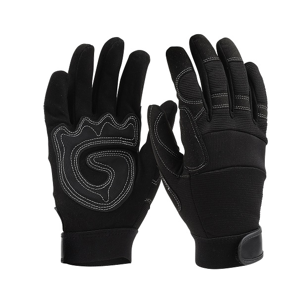 GLOVES WORKING PVC PADDED PALM, SIZE L