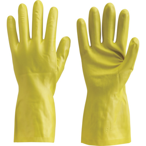 GLOVES RUBBER NATURAL LONG